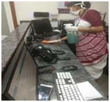 Figure 20: Ward boy in PPE